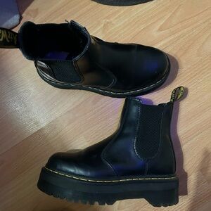 Dr. Martens Black Quad Boots